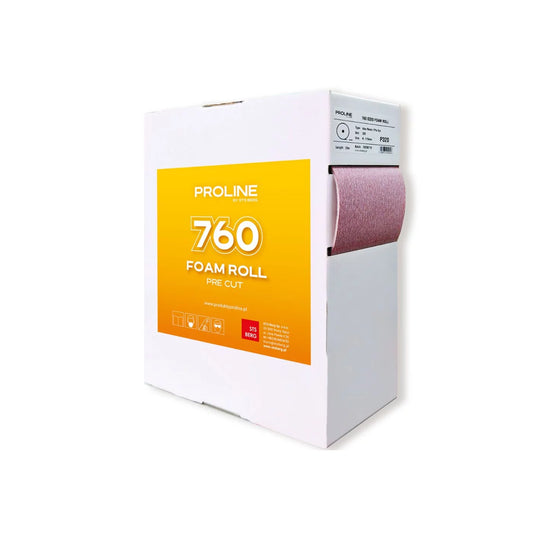 Papier ścierny na podkładzie z pianki PROLINE 760 FOAM ROLL