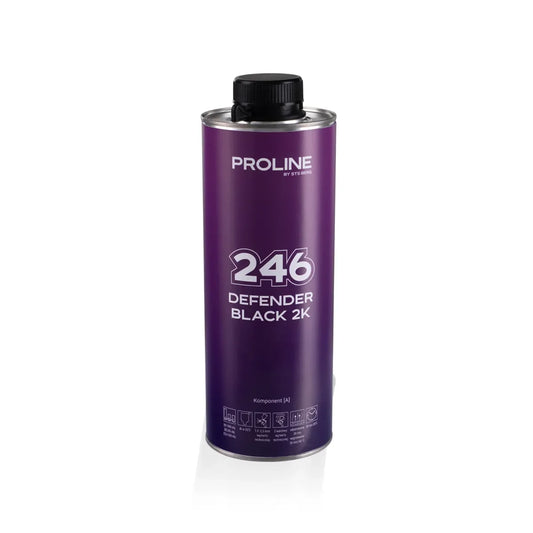 Lakier z efektem skórki pomarańczy PROLINE 246 DEFENDER BLACK 2K